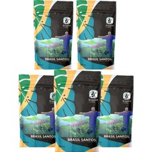 Bongardi Coffee 5X200 gr Santos Yöresel Set 1 kg Filtre Kahve Makinesi Uyumlu