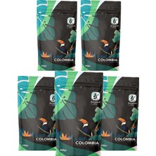 Bongardi Coffee 5X200 gr Colombia Yöresel Filtre Kahve Makinesi Uyumlu