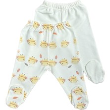 Renkli Puset 2'li Penye Bebek Pijama Takım Zürafa