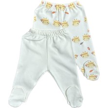 Renkli Puset 2'li Penye Bebek Pijama Takım Zürafa
