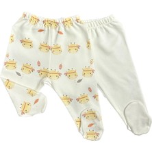 Renkli Puset 2'li Penye Bebek Pijama Takım Zürafa