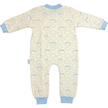 Renkli Puset Unisex Bebek Penye Tulum Bulut