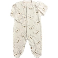 Renkli Puset Unisex Bebek Penye Tulum Koala