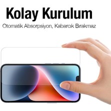 Polhammobile Polham 9h 2.5d iPhone 14 6.1inç Full Kaplama  Ekran Koruyucu, Parmak Izi Bırakmaz Koruyucu