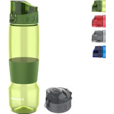 Zweikell Pivot Switch Military Green Bpa Içermez 650 ml Tritan Kırılmaz Suluk-su Matarası-yedek Kapak Hediye