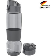 Zweikell Pivot Switch Grey Bpa Içermez 650 ml Tritan Kırılmaz Suluk - Su Matarası - Yedek Kapak Hediyeli