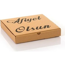 Koli Kutu Gelsin Pizza Kutusu 33X33X4CM(100 Adet)