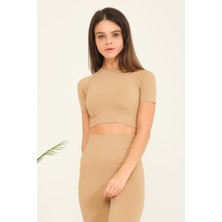 Becca Soul Janset Becca Kısa Kollu Crop