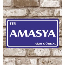 Hediyelikevi Metal Plaka Amasya 05 Retro Poster (29X15)