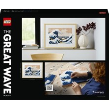 LEGO® Art Hokusai Büyük Dalga 31208 - Sanatseverler ve Yetişkinler için Japon Tablo Yapım Seti (1810 Parça)