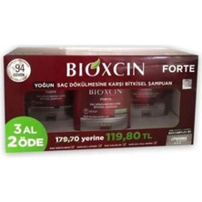 Bioxcin Forte Bitkisel Şampuan 300 ml 3 Adet