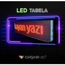 Eskişehir LED Tabela Kayan Yazı - 16X64CM - Kırmızı - Tek Yönlü