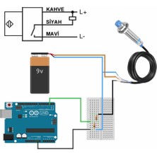 Roba LJ12A3-4-Z/BX Endüktif 4mm Metal Algılayıcı Sensör Npn No Temassız Proximity 3 Telli Dc 6V-36V