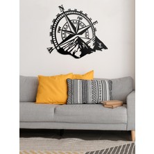 Metalium Concept Pusula Dağ Temalı Off Road Metal Tablo 45X40CM [1196-45x40]