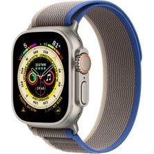 Wiwu Apple Watch 42mm Wiwu Trail Loop Naylon Örgü Işlemeli Hasır Kordon Strap Kayış