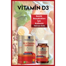 Viapecia Vitamin D3 Gummies 60 adet