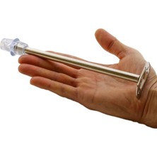 Nzb Kapı Stoperi Tamponu 20 cm Krom Metal Vidalı Kapı Stopu Silikonlu