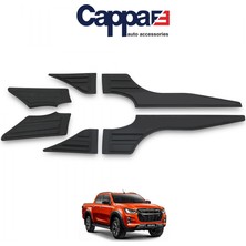 Cappafe Isuzu D-Max 2021- Yarasa Yan Kapı Kaplama 6 Parça