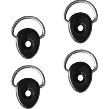 Wilkwe Güverte Arma Için D-Ring ile Prettyia 4pcs Kayak Döngü Güverte Takımı (Yurt Dışından)