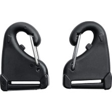 Wilkwe 2 Pcs Naylon Asma Woking Carabiner Hook Kayış Klipsi Açık Spor Kaynağı (Yurt Dışından)