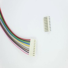 Sanec 2,54MM 10 Pin 2510 Kablolu Dişi Konnektör + 180D Erkek Pcb Tipi 20CM - 0,25MM