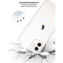 Byoztek Iphone 11 Magsafe Destekli Kablosuz Şarj Uyumlu Şeffaf Silikon Kılıf