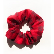 Woolly Scrunchies Desenli Scrunchie Simit Lastik Toka