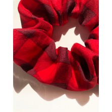 Woolly Scrunchies Desenli Scrunchie Simit Lastik Toka