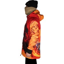 Snowsea SS7933 Sarı Kırmızı Aslan Snowboard Montu