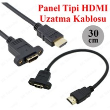 BK Teknoloji 30 cm Panel Tipi Vidalı HDMI Uzatma Kablosu