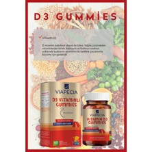 Viapecia Vitamin D3 Gummies 60 adet