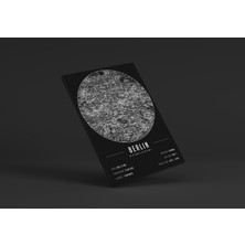 Mini Street Map Berlin 50 x 70 cm Şehir Haritası Kanvas Tablo