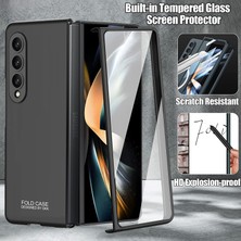 MTK Moveteck Galaxy Z Fold 4 Kılıf Dahili Ekran Koruyuculu Kablosuz Şarj Destekli Magsafe 360 Koruyucu