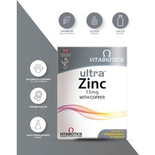 Ultra Zinc Çinko ve Bakır İçeren Takviye Edici Gıda 60 Tablet