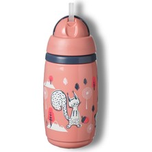Tommee Tippee Isı Yalıtımlı Pipetli Bardak 260 ml - Pembe
