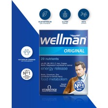 Vitabiotics Wellman Original Erkekler İçin Takviye Edici Gıda 30 Tablet