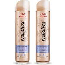 Wella Wellaflex 2 Day Volume Extra Strong Hold Saç Spreyi 250 Ml 2 Adet Wels