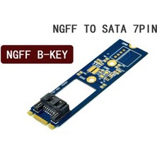 Gorgeous M2 Sata Adaptörü Dönüştürme Kartı Bm Anahtar M.2 Ngff Sata SSD 7pin Adaptör Kartı Kartı Desteği 2242 2260 2280 Ana Kart (Yurt Dışından)