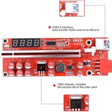 Gorgeous Adet V013 Pro Pcie Yükseltici Kart Pcie X1 To X16 Yükseltici Grafik Kartı Uzatma Kablosu Madencilik Madenci Için Sıcaklık Kontrolü (Yurt Dışından)