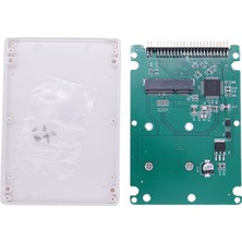 Gorgeous 44PIN Msata - 2.5 Inç Ide HDD SSD Msata - Pata Adaptörü Dönüştürücü Kartı Kılıflı 10X7X0.9CM (Yurt Dışından)