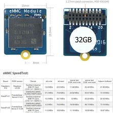 Gorgeous NANOPI/PC/RK3399 Geliştirme Kartı Için Micro-Sd Turn Emmc Adaptörü T2 ile Emmc Modülü 16GB (Yurt Dışından)