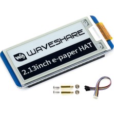 Gorgeous Waveshare 2.13 Inç E-Mürekkep Ekran Şapka, Siyah, Beyaz Iki Renkli 250X122 Piksel E-Kağıt Ekran LCD Raspberry Pi 4b/3b+/3b/2b/sıfır (Yurt Dışından)