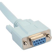 Gorgeous USB Konsol Kablosu RJ45 Cat5 Ethernet RS232 Db9 Com Bağlantı Noktası Seri Dişi Rollover Yönlendiriciler Ağ Adaptör Kablosu 1.8m (Yurt Dışından)