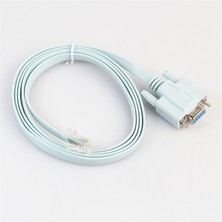 Gorgeous USB Konsol Kablosu RJ45 Cat5 Ethernet RS232 Db9 Com Bağlantı Noktası Seri Dişi Rollover Yönlendiriciler Ağ Adaptör Kablosu 1.8m (Yurt Dışından)