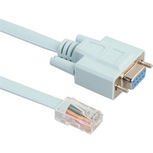 Gorgeous USB Konsol Kablosu RJ45 Cat5 Ethernet RS232 Db9 Com Bağlantı Noktası Seri Dişi Rollover Yönlendiriciler Ağ Adaptör Kablosu 1.8m (Yurt Dışından)