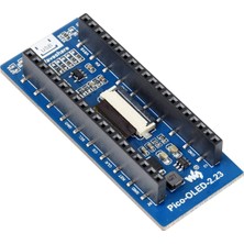 Gorgeous Ahududu Pi Pico Için Waveshare 2.23 Inç OLED Ekran Modülü, 128X32 Piksel Gömülü SSD1305 Sürücü, 4-Wire SPI/I2C Arayüzü (Yurt Dışından)