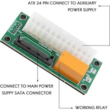 Gorgeous 10 Adet Çift Psu Güç Senkronizasyon Adaptörü ADD2PSU Atx 24PIN Sata Güç Senkronizasyon Çift Önyükleme Kartı Denetleyicisi (Yurt Dışından)