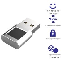 Gorgeous Mini USB Parmak Izi Okuyucu Modülü Cihazı Biyometrik Tarayıcı Windows 10/11/merhaba Dongle Dizüstü Bilgisayarlar Pc Güvenlik Anahtarı USB (Yurt Dışından)