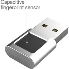 Gorgeous Mini USB Parmak Izi Okuyucu Modülü Cihazı Biyometrik Tarayıcı Windows 10/11/merhaba Dongle Dizüstü Bilgisayarlar Pc Güvenlik Anahtarı USB (Yurt Dışından)