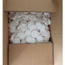 Uygar 500 Adet Pileli Sargılı Mini Otel Sabunu 15 gr Beyaz Sabun Etiketsizdir